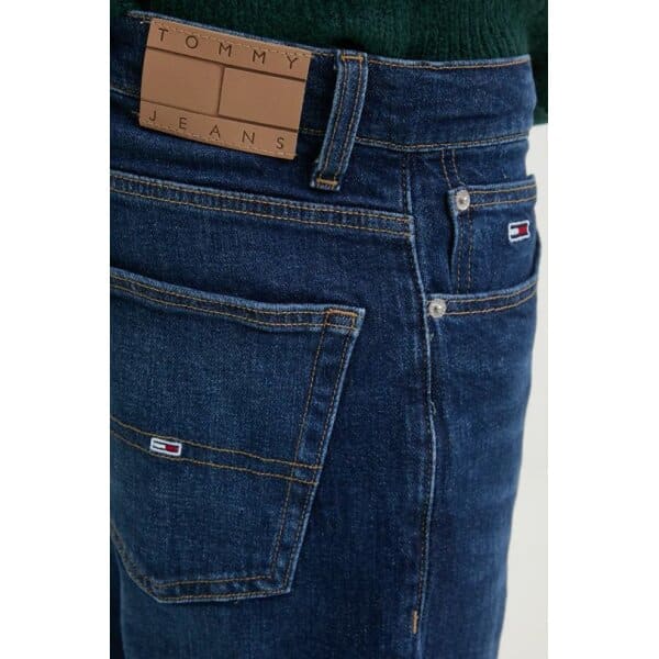 AW24-SJM0EW-59J_F4 Ανδρικό Παντελόνι Τζιν TOMMY JEANS RYAN RGLR STRGHT DM0DM20405 Μπλε Σκούρο - Image 2