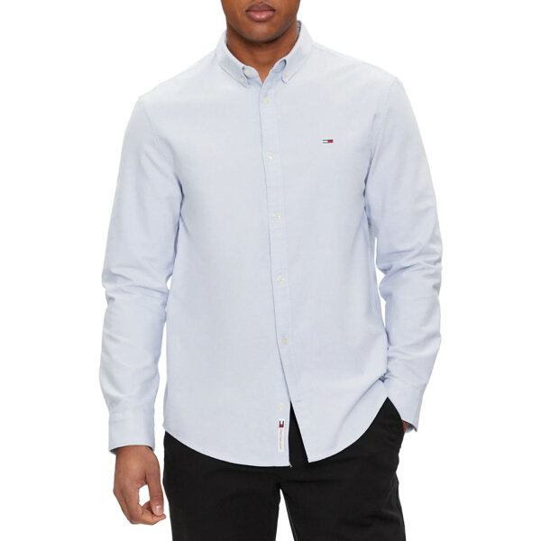 Ανδρικό Πουκάμισο TOMMY JEANS ENTRY REG OXFORD DM0DM19134 Γαλάζιο - Image 1