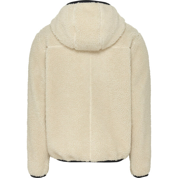 DM0DM19224ACG_B Ανδρική Φούτερ Μπλούζα TOMMY JEANS REG BADGE TEDDY DM0DM19224 Μπεζ - Image 2