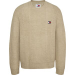 Ανδρικό Πουλόβερ TOMMY JEANS SLIM CABLE KNIT DM0DM19440 Μπεζ