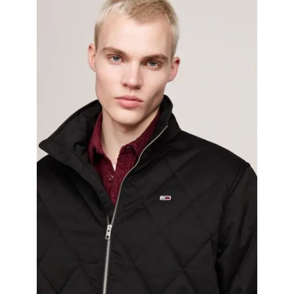Ανδρικό Μπουφάν TOMMY JEANS ESSENTIAL QUILTED  DM0DM19633 Μαύρο - Image 3