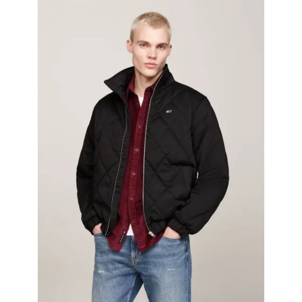 Ανδρικό Μπουφάν TOMMY JEANS ESSENTIAL QUILTED  DM0DM19633 Μαύρο - Image 4