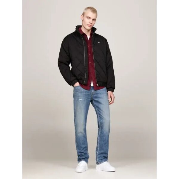 Ανδρικό Μπουφάν TOMMY JEANS ESSENTIAL QUILTED  DM0DM19633 Μαύρο - Image 5