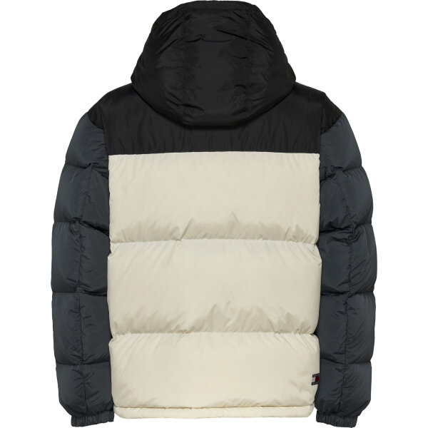 Ανδρικό Μπουφάν TOMMY JEANS ALASKA COLORBLOCK PUFFER DM0DM19639 Μπεζ - Image 3