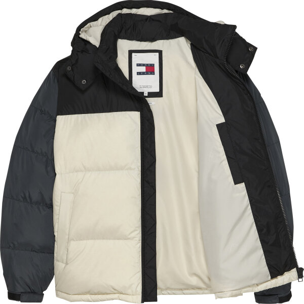 Ανδρικό Μπουφάν TOMMY JEANS ALASKA COLORBLOCK PUFFER DM0DM19639 Μπεζ - Image 2