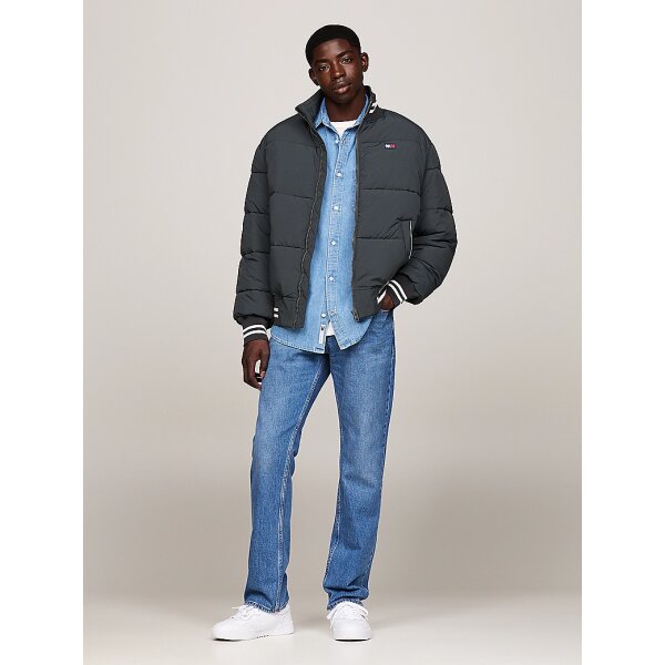 DM0DM19640_PUB_alternate1 Ανδρικό Μπουφάν TOMMY JEANS VARSITY TRANSITIONAL PUFFER DM0DM19640 Γκρί - Image 2