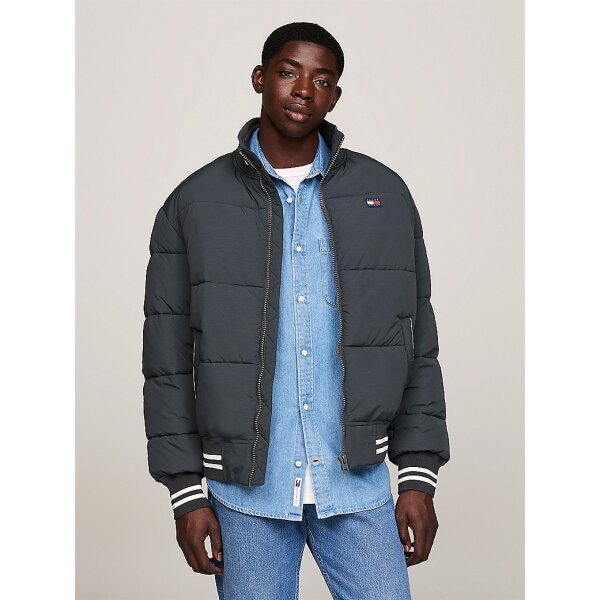 DM0DM19640_PUB_main Ανδρικό Μπουφάν TOMMY JEANS VARSITY TRANSITIONAL PUFFER DM0DM19640 Γκρί - Image 6