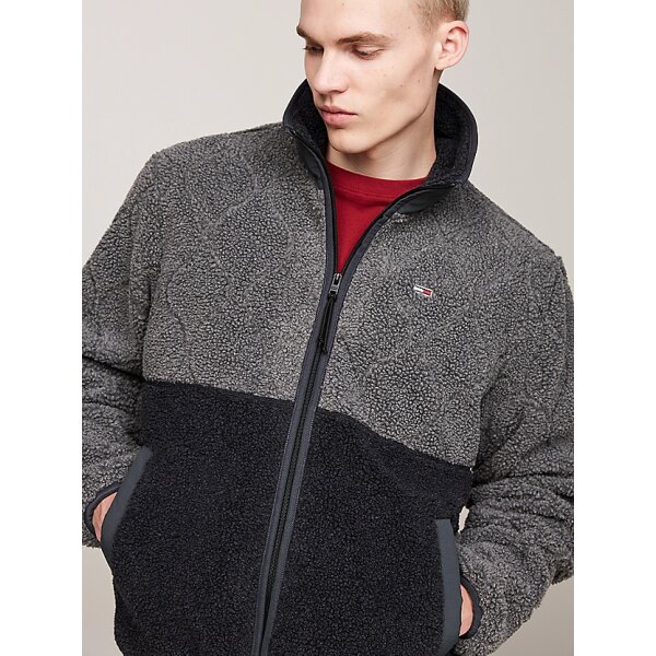 Ανδρικό Μπουφάν TOMMY JEANS TEDDY ESSENTIAL DM0DM19644 Μαύρο - Image 3