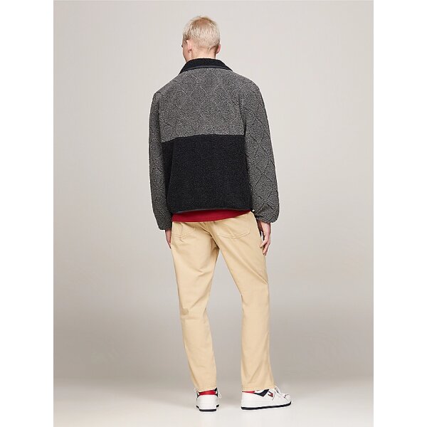 Ανδρικό Μπουφάν TOMMY JEANS TEDDY ESSENTIAL DM0DM19644 Μαύρο - Image 4