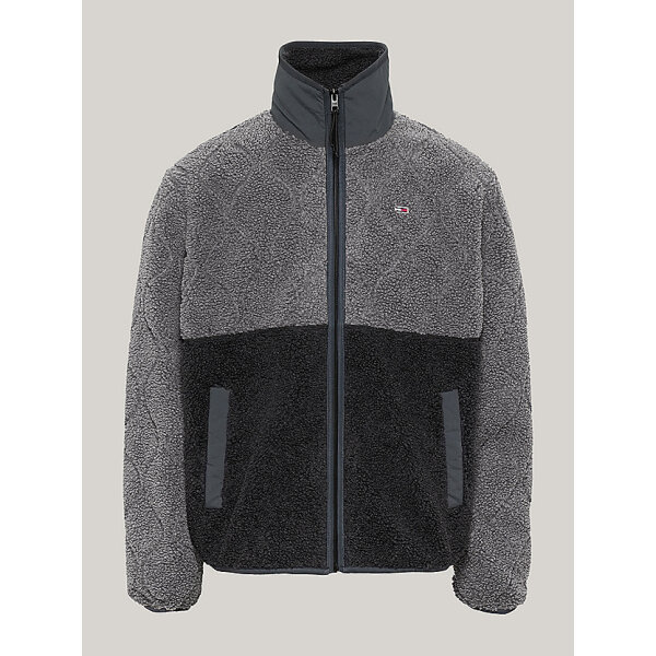 Ανδρικό Μπουφάν TOMMY JEANS TEDDY ESSENTIAL DM0DM19644 Μαύρο - Image 1