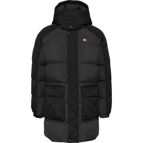 DM0DM19999BDS_F Ανδρικό Μπουφάν TOMMY JEANS TWO TONE PARKA DM0DM19999 Μαύρο - Image 1