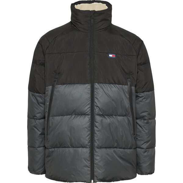 Ανδρικό Μπουφάν TOMMY JEANS POLY TWO TONE PUFFER DM0DM20000 Μαύρο - Image 1