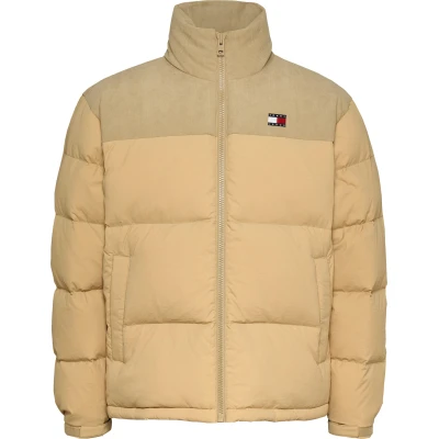 Ανδρικό Μπουφάν TOMMY JEANS CORD MIX ALASKA PUFFER DM0DM20004 Μπεζ