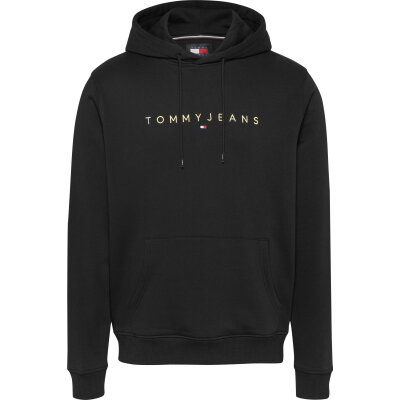 Ανδρική Μπλούζα Φούτερ TOMMY JEANS REG LINEAR GOLD DM0DM20503 Μαύρο