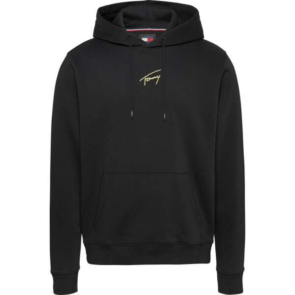 DM0DM20507BDS_F Ανδρική Μπλούζα Φούτερ TOMMY JEANS REG GOLD SIGNT DM0DM20507 Μαύρο - Image 1