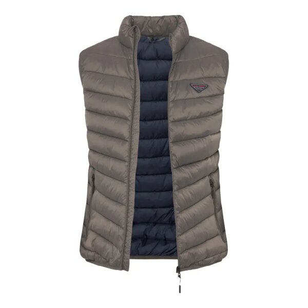 FBM010-001-01_GREY_6 Ανδρικό Γιλέκο FUNKY BUDDHA FBM010-001-01 Γκρί - Image 1