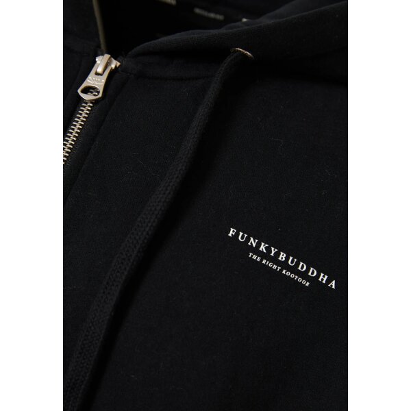 Ανδρική Ζακέτα Φούτερ FUNKY BUDDHA FBM010-001-06 Μαύρο - Image 7