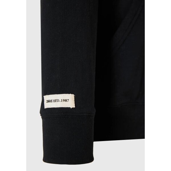 Ανδρική Ζακέτα Φούτερ FUNKY BUDDHA FBM010-001-06 Μαύρο - Image 8