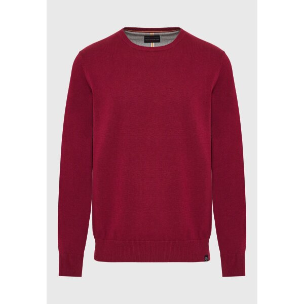 FBM010-001-09_BERRY_MEL_6 Ανδρικό Πλεκτό Λαιμόκοψη FUNKY BUDDHA FBM010-001-09 Κόκκινο - Image 1