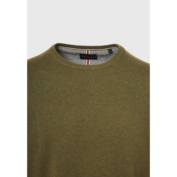 Ανδρικό Πλεκτό Λαιμόκοψη FUNKY BUDDHA FBM010-001-09 Χακί24 - Image 2