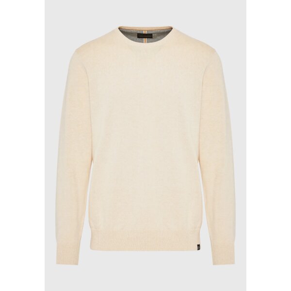 FBM010-001-09_CHALK_MEL_6 Ανδρικό Πλεκτό Λαιμόκοψη FUNKY BUDDHA FBM010-001-09 Εκρού24 - Image 1