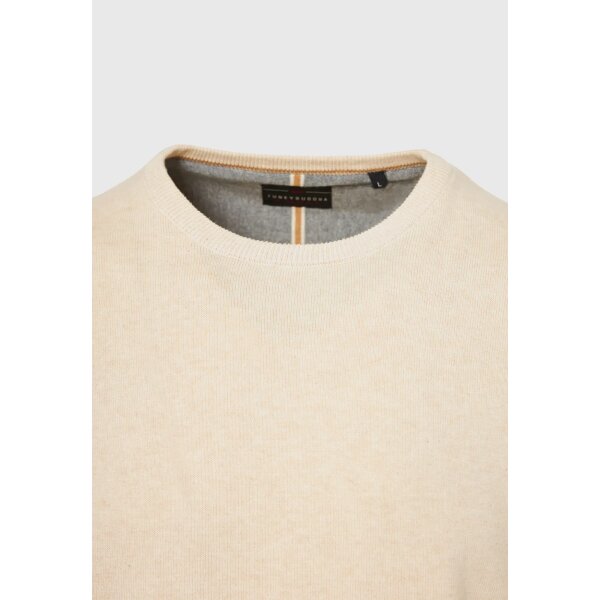 Ανδρικό Πλεκτό Λαιμόκοψη FUNKY BUDDHA FBM010-001-09 Εκρού24 - Image 6