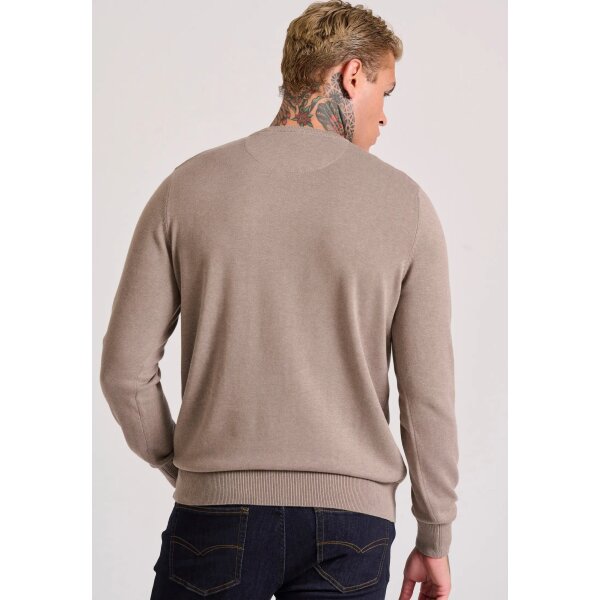 Ανδρικό Πλεκτό Λαιμόκοψη FUNKY BUDDHA FBM010-001-09 Μπέζ - Image 5