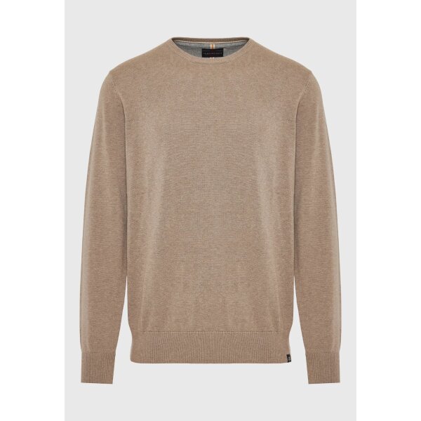 FBM010-001-09_CIGAR_MEL_6 Ανδρικό Πλεκτό Λαιμόκοψη FUNKY BUDDHA FBM010-001-09 Μπέζ - Image 1