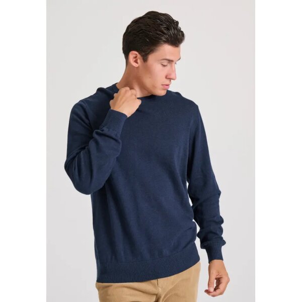 Ανδρικό Πλεκτό Λαιμόκοψη FUNKY BUDDHA FBM010-001-09 Μπλε - Image 1