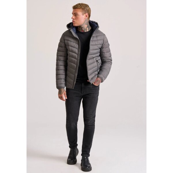 Ανδρικό Μπουφάν FUNKY BUDDHA FBM010-002-01 Γκρί - Image 3