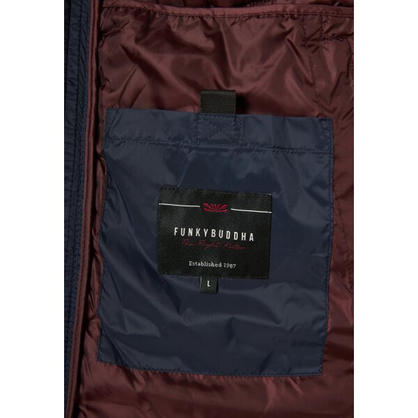Ανδρικό Μπουφάν FUNKY BUDDHA FBM010-002-01 Μπλε - Image 8