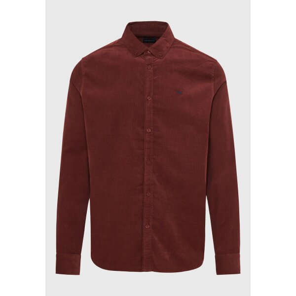 Ανδρικό Πουκάμισο FUNKY BUDDHA FBM010-002-05 Καφέ - Image 1