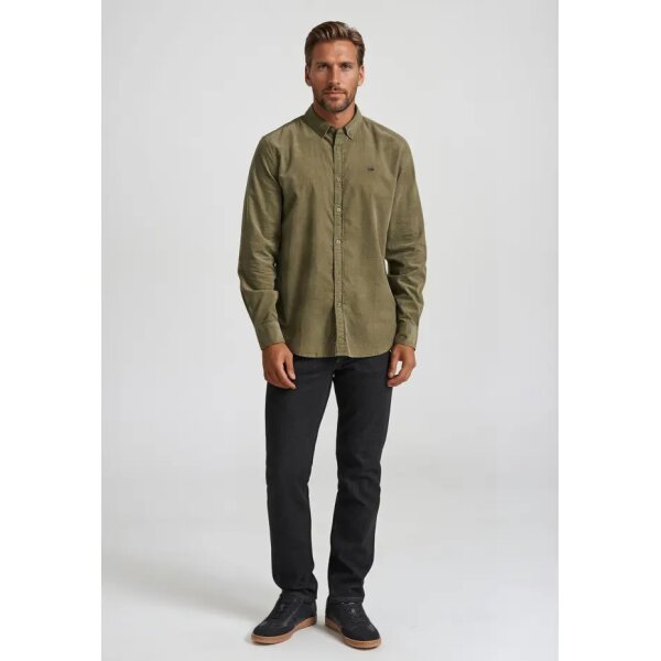 Ανδρικό Πουκάμισο FUNKY BUDDHA FBM010-002-05 Χακί - Image 4