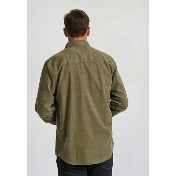 Ανδρικό Πουκάμισο FUNKY BUDDHA FBM010-002-05 Χακί - Image 3