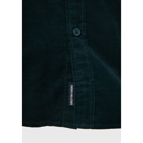 Ανδρικό Πουκάμισο Κοτλέ FUNKY BUDDHA FBM010-002-05 Πράσινο - Image 3