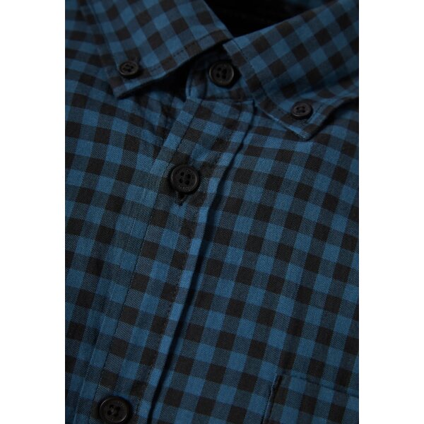 Ανδρικό Πουκάμισο Καρό FUNKY BUDDHA FBM010-003-05 Μπλε - Image 3