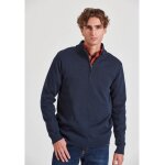 Ανδρικό Πλεκτό με Φερμουαρ FUNKY BUDDHA FBM010-003-09 Μπλε