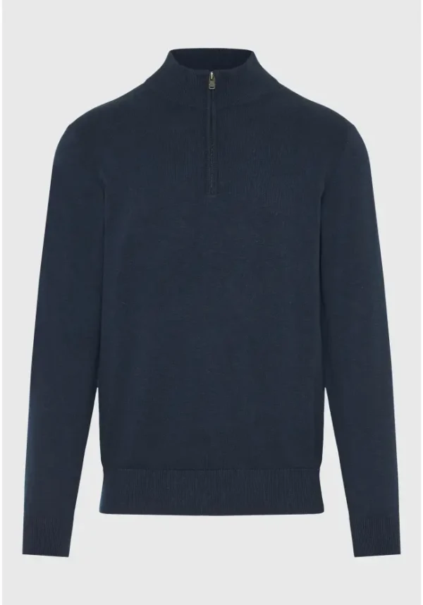 Ανδρικό Πλεκτό με Φερμουαρ FUNKY BUDDHA FBM010-003-09 Μπλε - Image 4