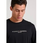 Ανδρική Μπλούζα Μακρύ Μανίκι FUNKY BUDDHA FBM010-005-07 Μαύρο - Image 2
