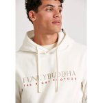 Ανδρική Μπλούζα Φούτερ FUNKY BUDDHA FBM010-006-06 Λευκό - Image 2
