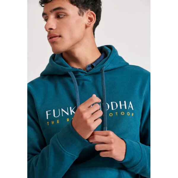 Ανδρική Μπλούζα Φούτερ FUNKY BUDDHA FBM010-006-06 Πράσινο - Image 3