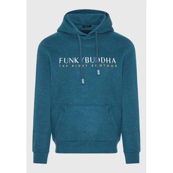 Ανδρική Μπλούζα Φούτερ FUNKY BUDDHA FBM010-006-06 Πράσινο - Image 2