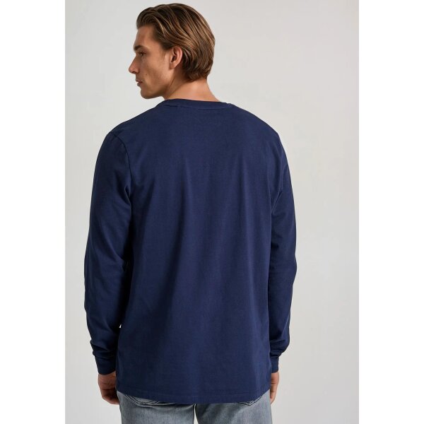 Ανδρική Μπλούζα Μακρύ Μανίκι FUNKY BUDDHA FBM010-006-07 Μπλε - Image 3