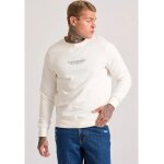 Ανδρική Μπλούζα Φούτερ Λαιμόκοψη FUNKY BUDDHA FBM010-010-06 Λευκό