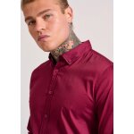 Ανδρικό Πουκάμισο FUNKY BUDDHA FBM010-015-05 Μπορντώ - Image 4