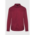 Ανδρικό Πουκάμισο FUNKY BUDDHA FBM010-015-05 Μπορντώ