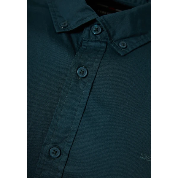 Ανδρικό Πουκάμισο  FUNKY BUDDHA FBM010-015-05 Πράσινο - Image 3