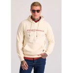 Ανδρική Μπλούζα Φούτερ FUNKY BUDDHA FBM010-015-06 Εκρού
