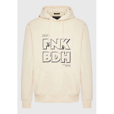 Ανδρική Μπλούζα Φούτερ FUNKY BUDDHA FBM010-018-06 Εκρού
