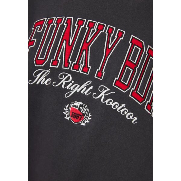 Ανδρική Μπλούζα Φούτερ Λαιμόκοψη FUNKY BUDDHA FBM010-023-06 Ανθρακί - Image 4